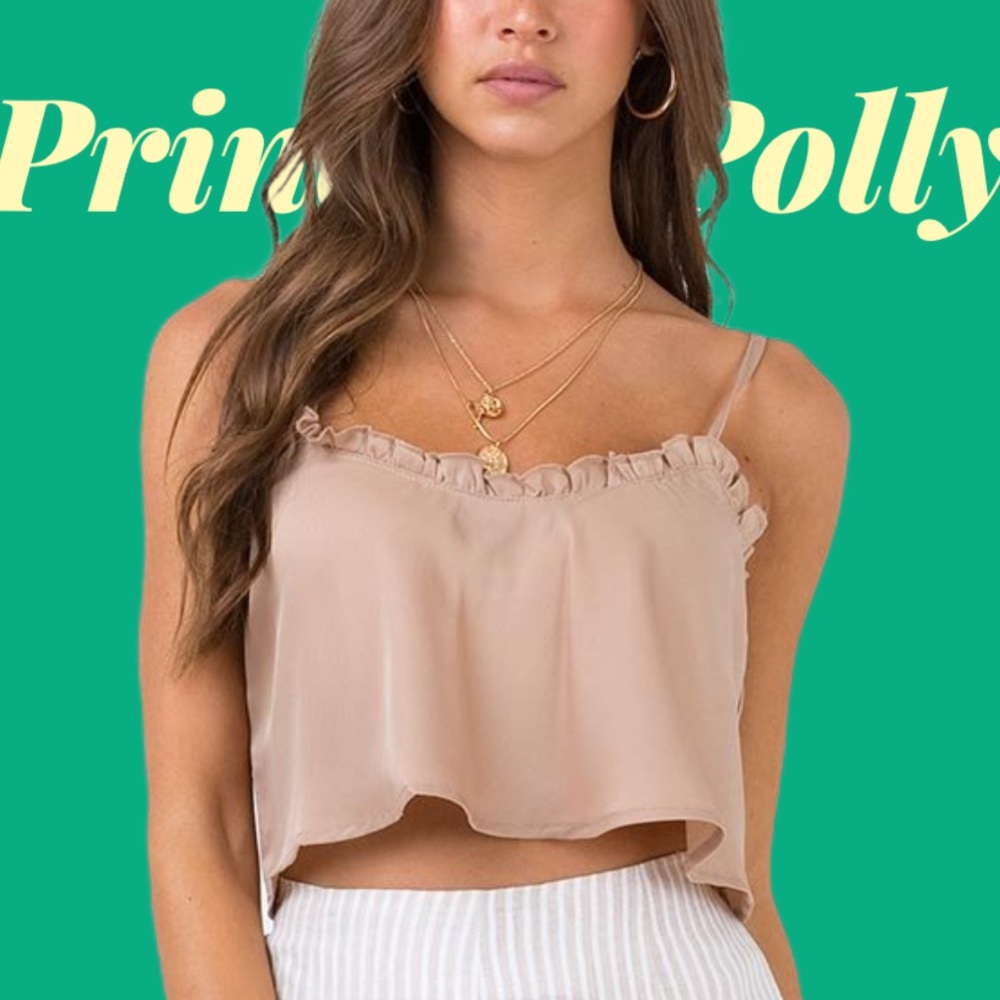 Princess Polly Silk Crop Top